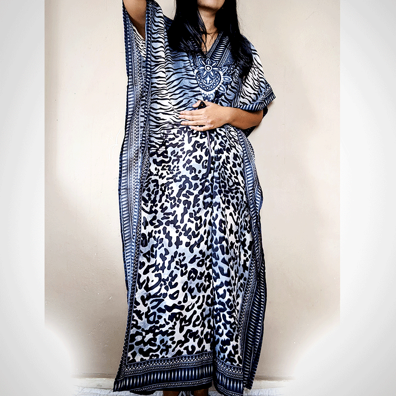 Robe boubou indienne maxi