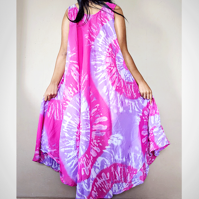 Robe georgette indienne confortable